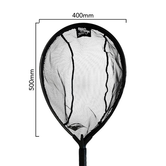 Black Magic Black Magic Short Handle Net inc Belt/Bungee Clip premium fishing tackle gear from Allways Angling