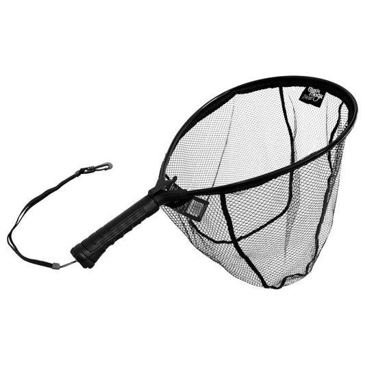 Black Magic Black Magic Short Handle Net inc Belt/Bungee Clip premium fishing tackle gear from Allways Angling