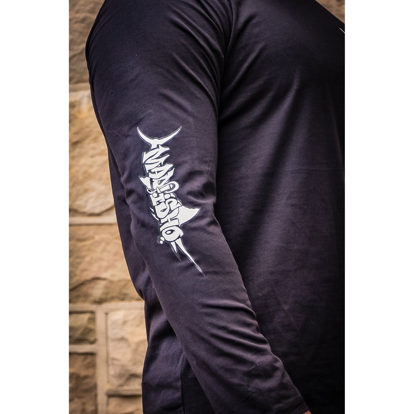 Mad Fisho Mad Fisho Mad Marlin Black LONG SLEEVE Shirt premium fishing tackle gear from Allways Angling