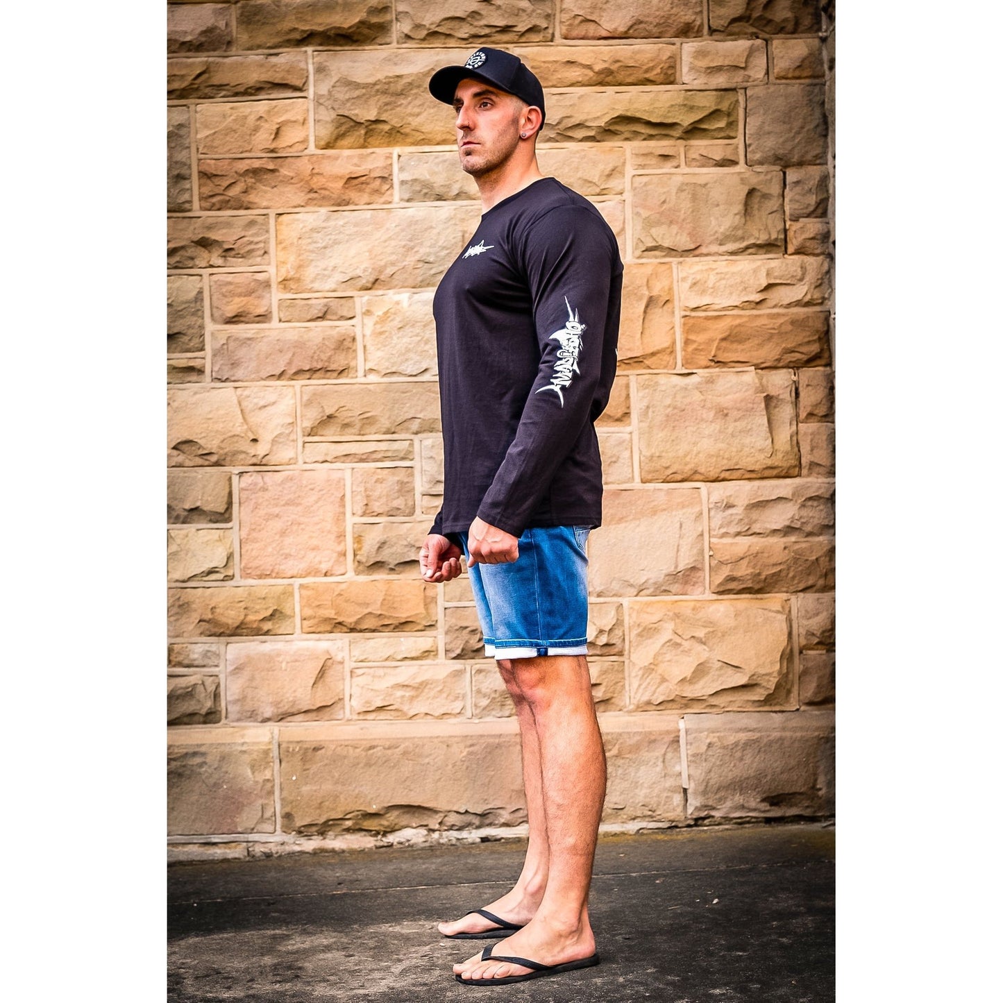 Mad Fisho Mad Fisho Mad Marlin Black LONG SLEEVE Shirt premium fishing tackle gear from Allways Angling