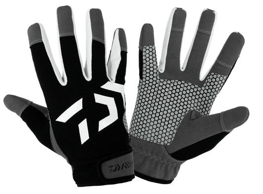 Daiwa Daiwa Offshore Gloves (Blue & Black) premium fishing tackle gear from Allways Angling
