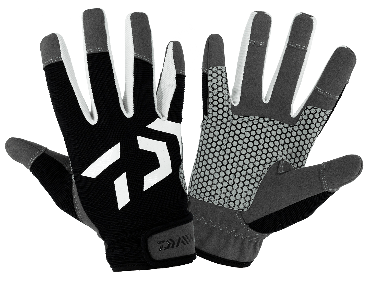 daiwa handschuhe Daiwa Offshore Gloves (Blue & Black) – Allways Angling