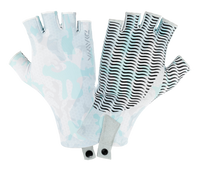 Daiwa Sun Gloves (Grey Prism & Light Aqua)