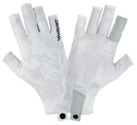 Daiwa PRO Sun Gloves (Blue Prism & White Hex Camo)