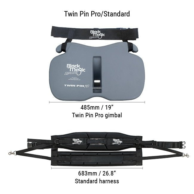 Blackmagic Black Magic Twin Pin Pro Equalizer STANDARD Harness premium fishing tackle gear from Allways Angling