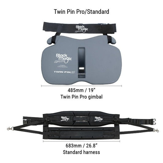 Blackmagic Black Magic Twin Pin Pro Equalizer STANDARD Harness premium fishing tackle gear from Allways Angling