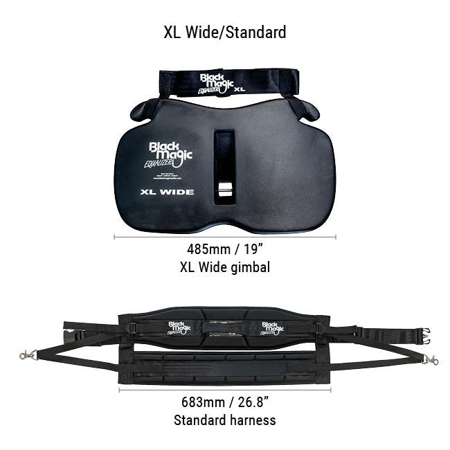 Black Magic Black Magic Eqaulizer Set Harness and Gimbal Belt premium fishing tackle gear from Allways Angling