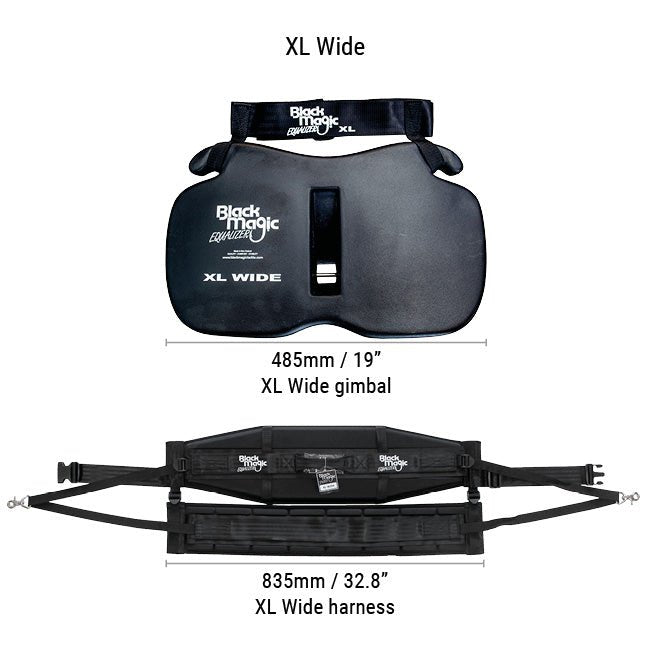 Black Magic Black Magic Eqaulizer Set Harness and Gimbal Belt premium fishing tackle gear from Allways Angling