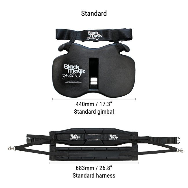 Black Magic Black Magic Eqaulizer Set Harness and Gimbal Belt premium fishing tackle gear from Allways Angling