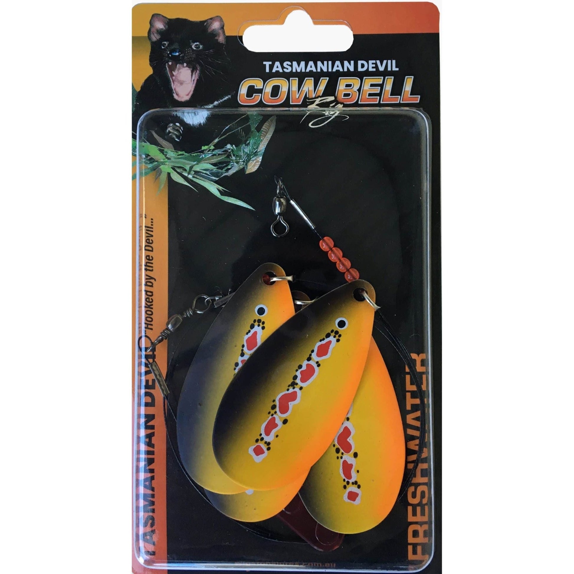 Tasmanian Devil TASMANIAN COW BELL TROLLING RIGS premium fishing tackle gear from Allways Angling