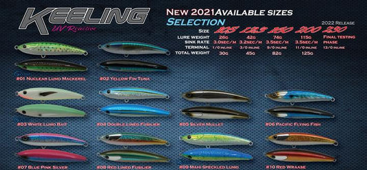 Ocean Legacy Oceans Legacy Keeling Stickbait Lure premium fishing tackle gear from Allways Angling