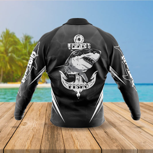 Mad Fisho Mad Fisho Kids Fishing Shirt - Mad Shark Design premium fishing tackle gear from Allways Angling