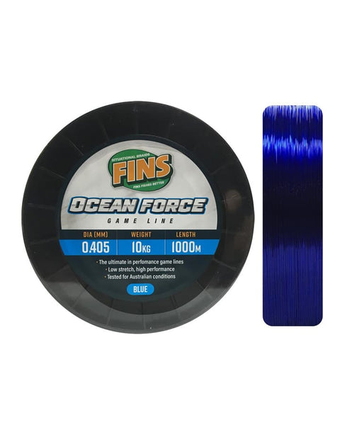 Fins Ocean Force Game Fishing Line 1000m COBALT BLUE