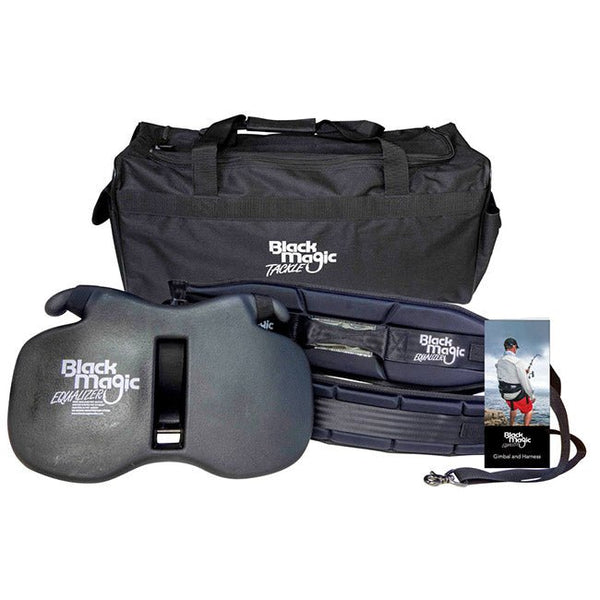 black magic tackle bag australia Black Magic Eqaulizer Set Harness and Gimbal Belt