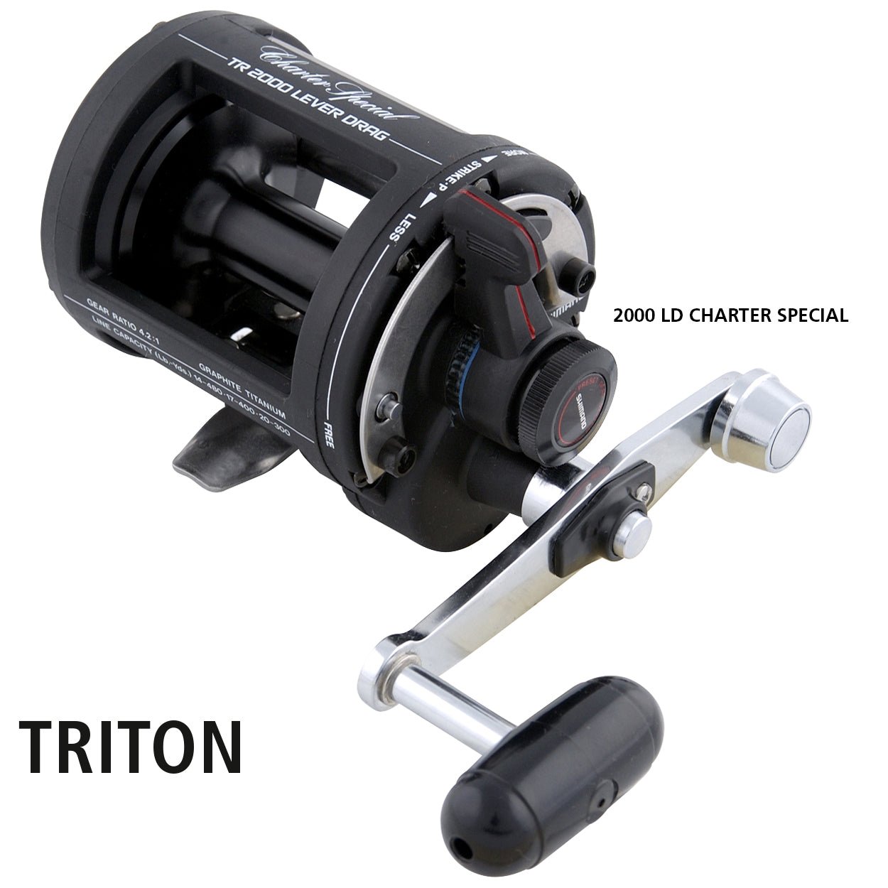 Shimano Shimano TR2000LD Charter Special Overhead Reel premium fishing tackle gear from Allways Angling