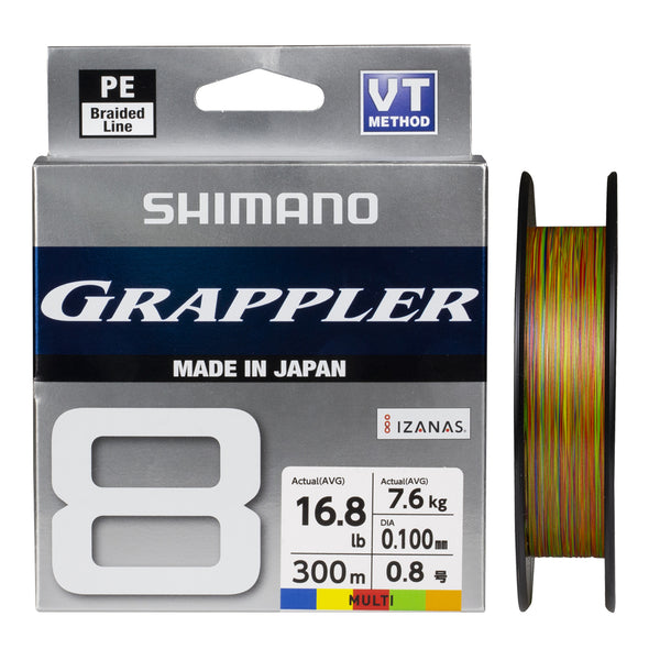 Shimano Grappler 8 Premium PE Braid Fishing Line – Allways Angling