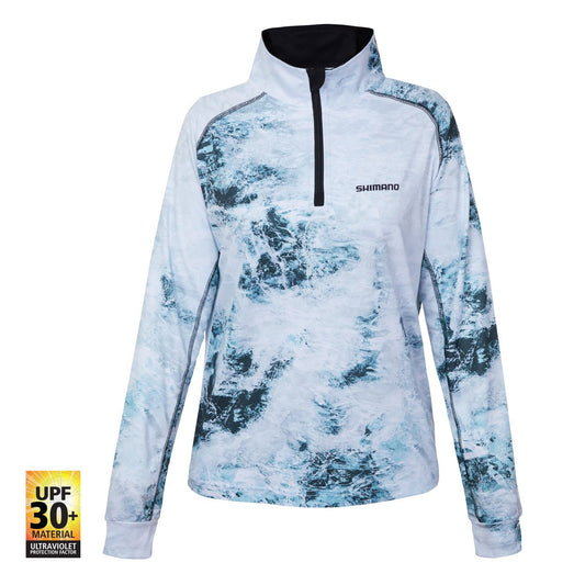 Shimano Shimano Ladies Corporate Ice Water Sublimated Fishing Shirt premium fishing tackle gear from Allways Angling
