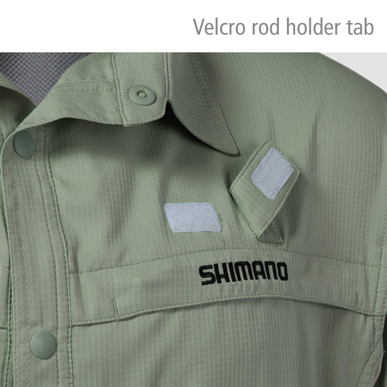 Shimano Shimano Pro Stretch Vented Seafoam Fishing Shirt premium fishing tackle gear from Allways Angling