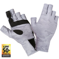 Shimano Sun Gloves UPF 50+ Grey Dot Camo