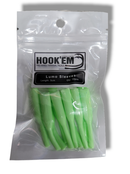 Hookem Lumo Sleeves - 5cm Qty.10pcs
