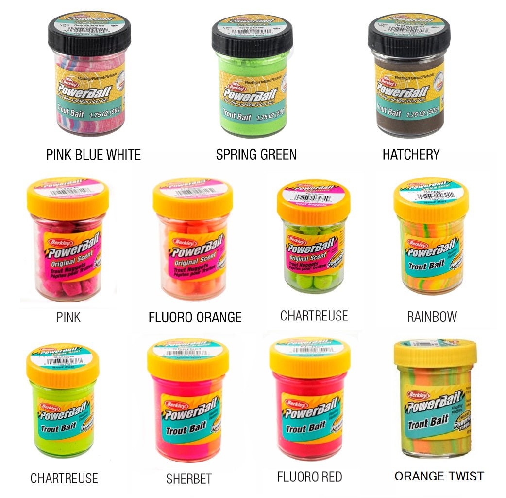 Berkley Berkley Powerbait Nuggets and Dough premium fishing tackle gear from Allways Angling