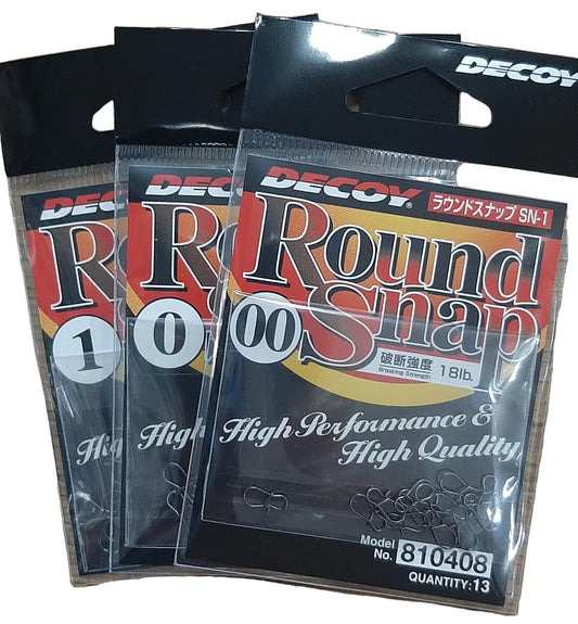 Decoy Decoy Round Snap Lure Clip premium fishing tackle gear from Allways Angling