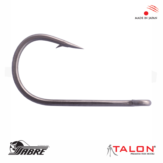 SABRE Talon #7691S Stainless Big-Game Hook | 4/0 [4pk]