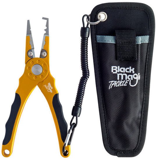 Black Magic BLACK MAGIC LARGE SPLIT RING PLIERS - GOLD premium fishing tackle gear from Allways Angling