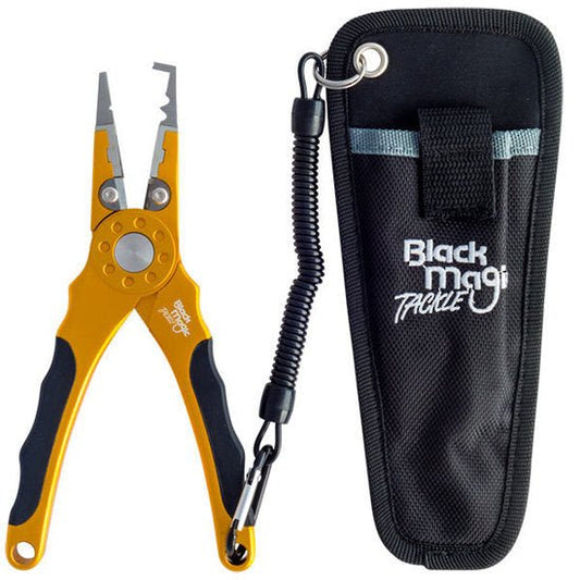 Black Magic BLACK MAGIC LARGE SPLIT RING PLIERS - GOLD premium fishing tackle gear from Allways Angling