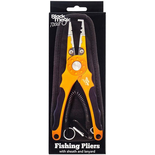 Black Magic BLACK MAGIC LARGE SPLIT RING PLIERS - GOLD premium fishing tackle gear from Allways Angling