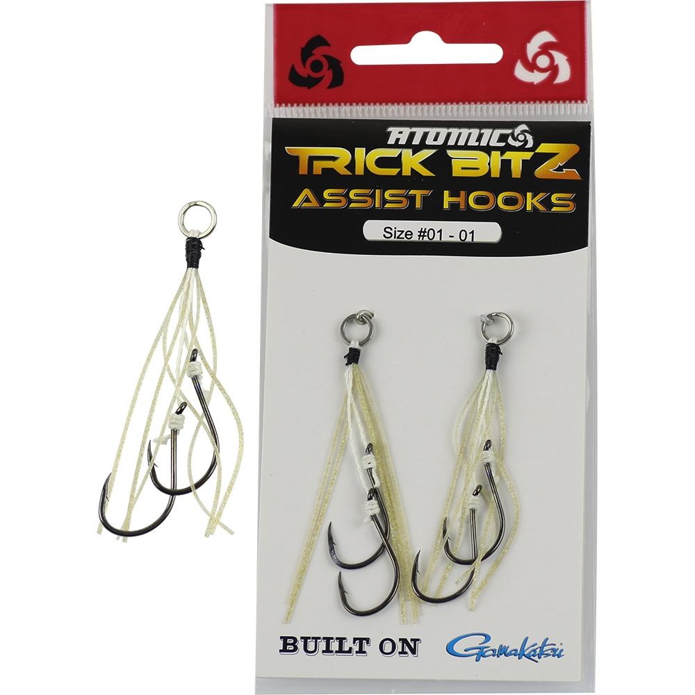 Atomic Atomic Trick Bitz Assist Hooks Size 08 2pk premium fishing tackle gear from Allways Angling
