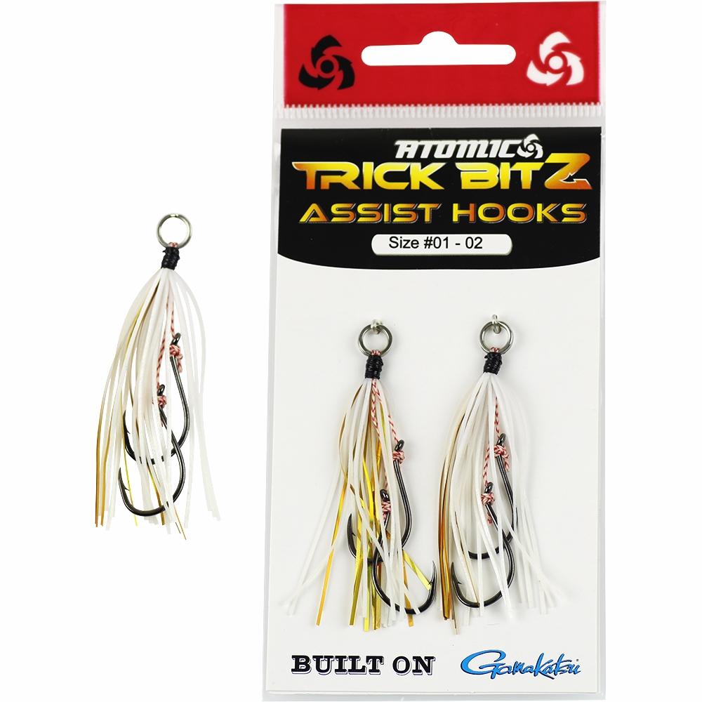 Atomic Atomic Trick Bitz Assist Hooks Size 08 2pk premium fishing tackle gear from Allways Angling