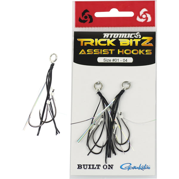 Atomic Trick Bitz Assist Hooks Size #010 2pk