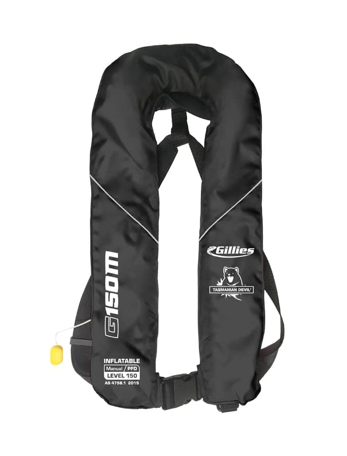 Response Response Tasmanian Devil Manual Inflatable ADULT PFD Level 150 Life Jacket premium fishing tackle gear from Allways Angling