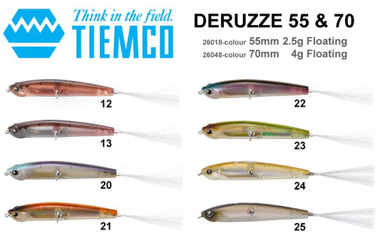TIEMCO Tiemco Deruzze 70f Floating Lure Topwater premium fishing tackle gear from Allways Angling