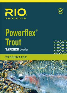 Rio Rio Powerflex Trout Tapered Leader 12ft premium fishing tackle gear from Allways Angling