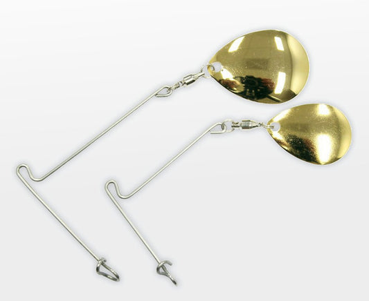 TT Lures TT Lure Jig Spinner HD Gold 2pk premium fishing tackle gear from Allways Angling