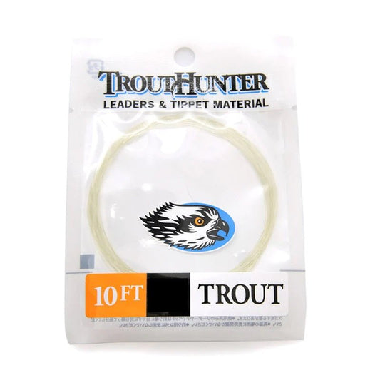 Trouthunter Trout Hunter 10ft Nylon Tapered Leader premium fishing tackle gear from Allways Angling