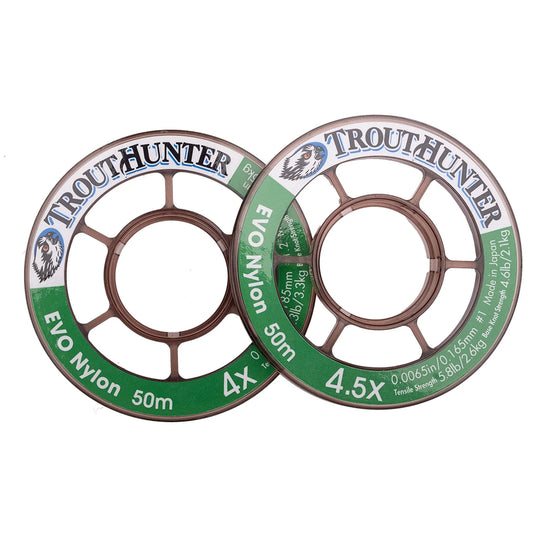Trouthunter Trout Hunter EVO Nylon Fly Fishing Tippet Material premium fishing tackle gear from Allways Angling