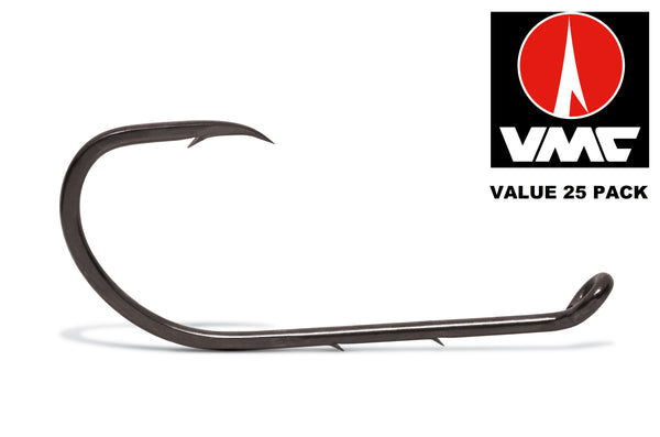 VMC #9292BN Down Eye Spliced Baitholder Hooks – Allways Angling