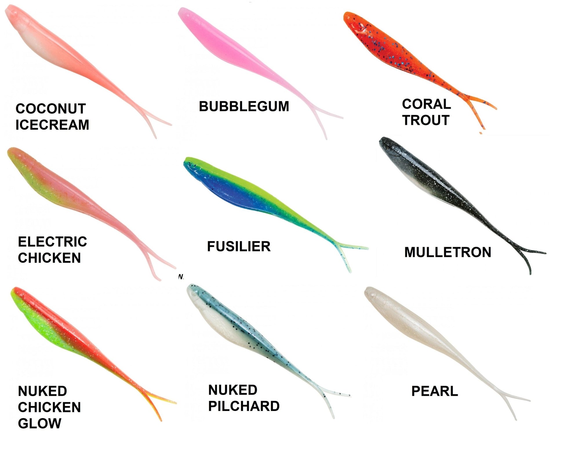 Z-Man Zman 5" Scented Jerk Shadz Soft Plastics premium fishing tackle gear from Allways Angling