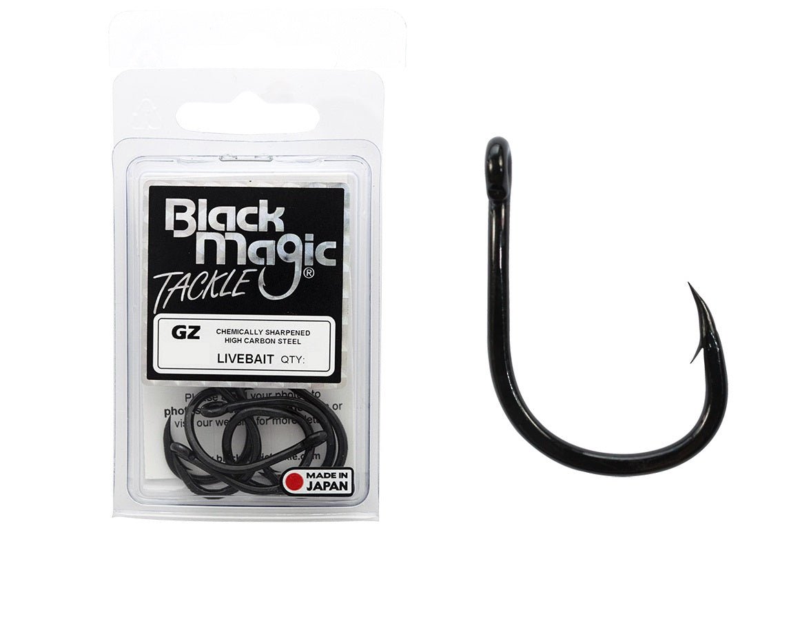 Black Magic Black Magic GZ Livebait Hooks Economy Pack premium fishing tackle gear from Allways Angling