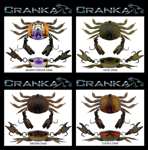 Cranka Crab - Treble Hook Model - 18mm - Light 3.9 Gram – Allways Angling