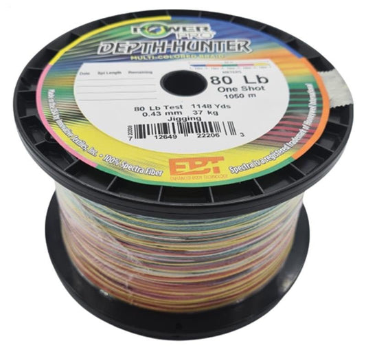 Shimano Shimano POWER PRO DEPTH HUNTER ONE SHOT BRAID 1050M FOR ELECTRIC REEL premium fishing tackle gear from Allways Angling