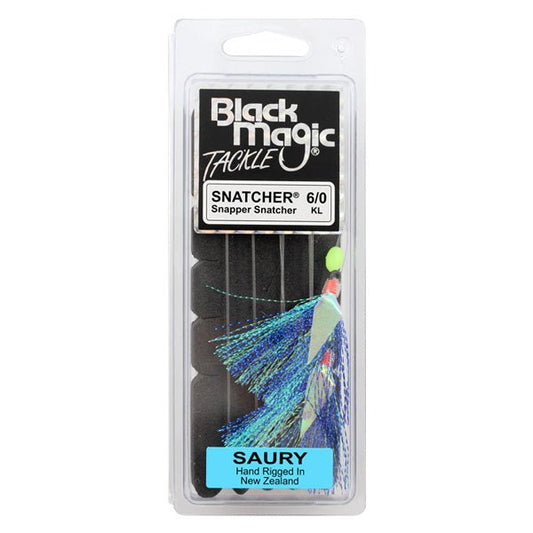 Black Magic Black Magic Snapper Snatcher Flasher Rigs 6/0 SAURY premium fishing tackle gear from Allways Angling