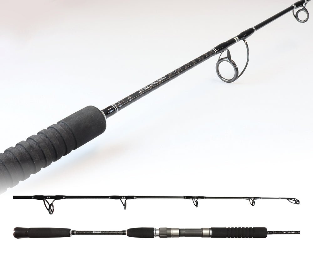 Okuma Okuma Metaloid Spin Jig Rod premium fishing tackle gear from Allways Angling