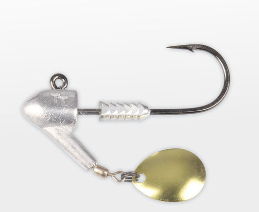TT Lures TT lures REVLOCKZ HD Spinner Jig Heads Gold Colorado premium fishing tackle gear from Allways Angling