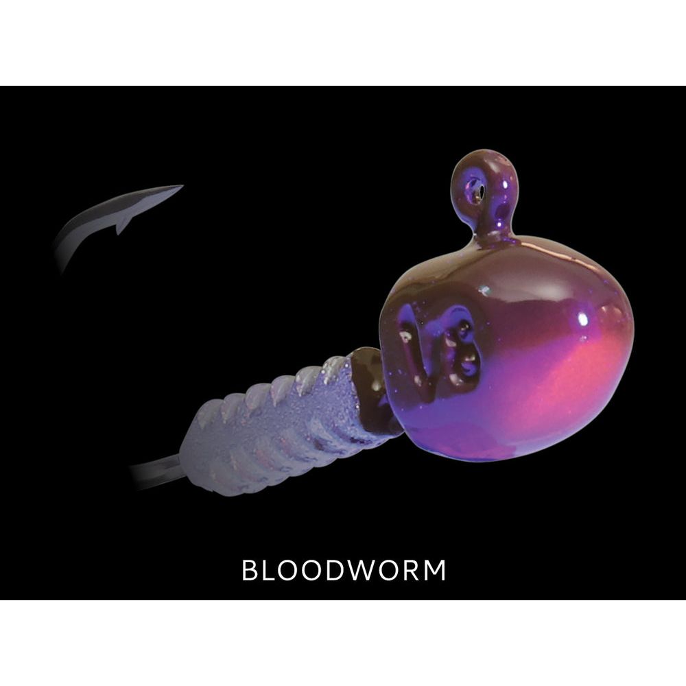 TT Lures TT Lures Headlockz Finesse UV Jigheads BLOODWORM premium fishing tackle gear from Allways Angling