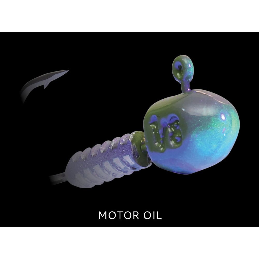 TT Lures TT Lures Headlockz Finesse UV Jigheads Motoroil premium fishing tackle gear from Allways Angling