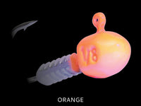 TT Lures Headlocks Finesse UV Jigheads Orange